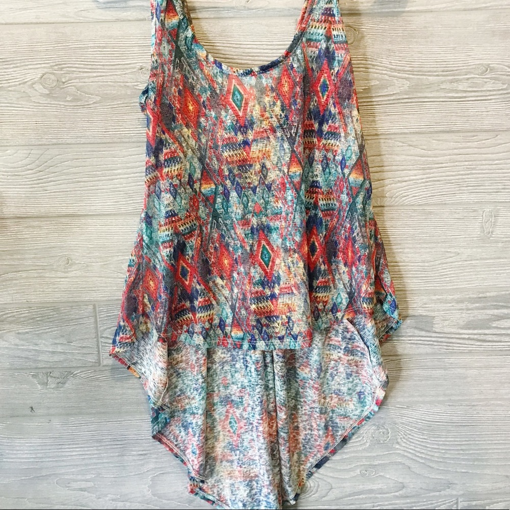 Flowy Aztec Top | S / M |